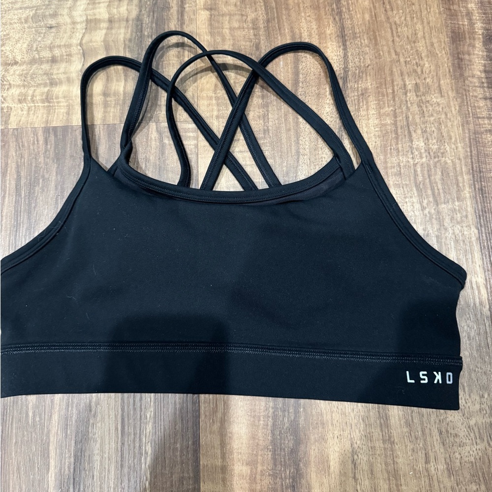 LSKD black sports bra